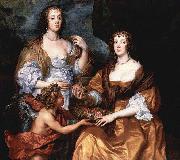 Anthony Van Dyck, Portrat der Ladies Elisabeth Thimbleby und Dorothy Viscountess Andover